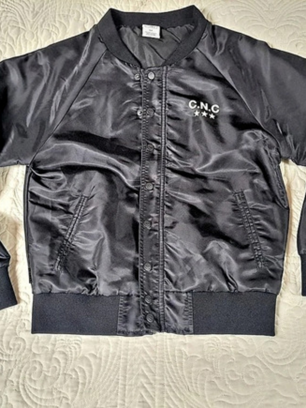 Crooks & Castles Black Bomber Jacket